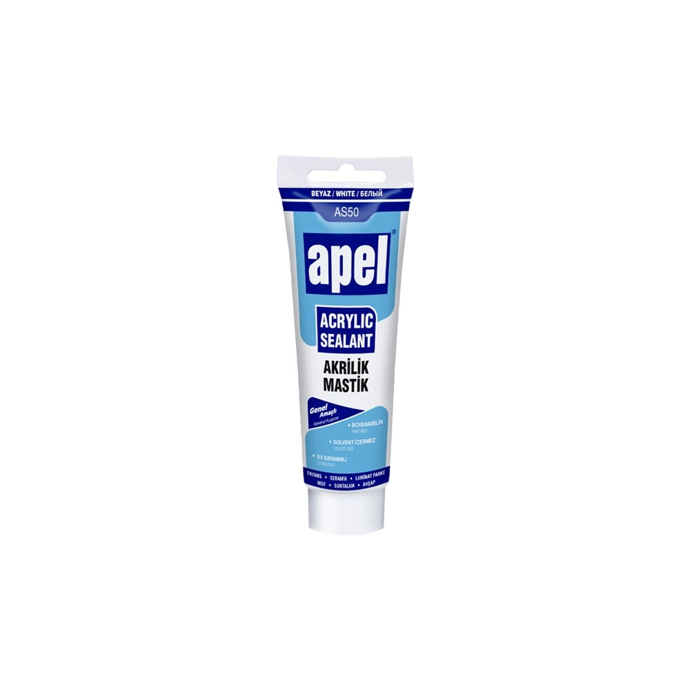 APEL AS50 Akrilik Mastik 500gr Beyaz