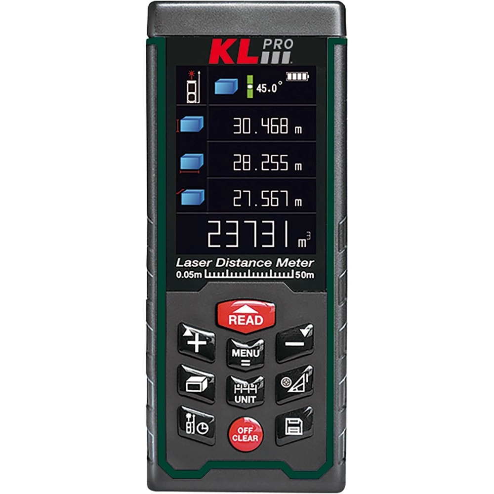 KLPRO KLLZM120B 120m Profesyonel Bluetooth Kameralı Lazermetre