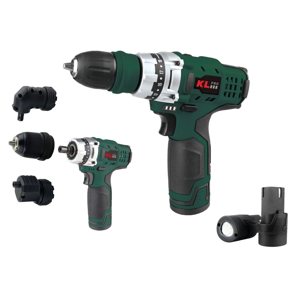 KlPro KLNM1020S 10.8V 2.0A Li-Ion Çift Akülü Profesyonel Vidalama